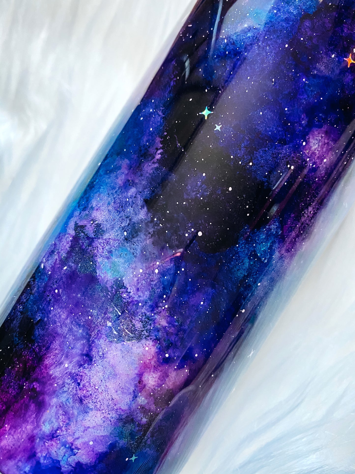 Milky Way Galaxy Alcohol Ink Tumbler