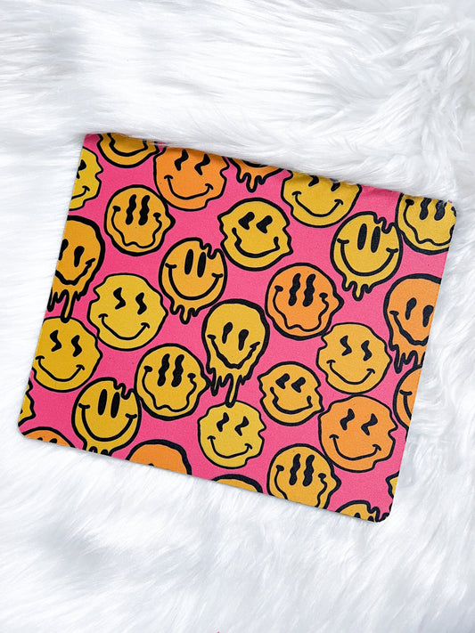 Drippy Smiley Mouse Pad