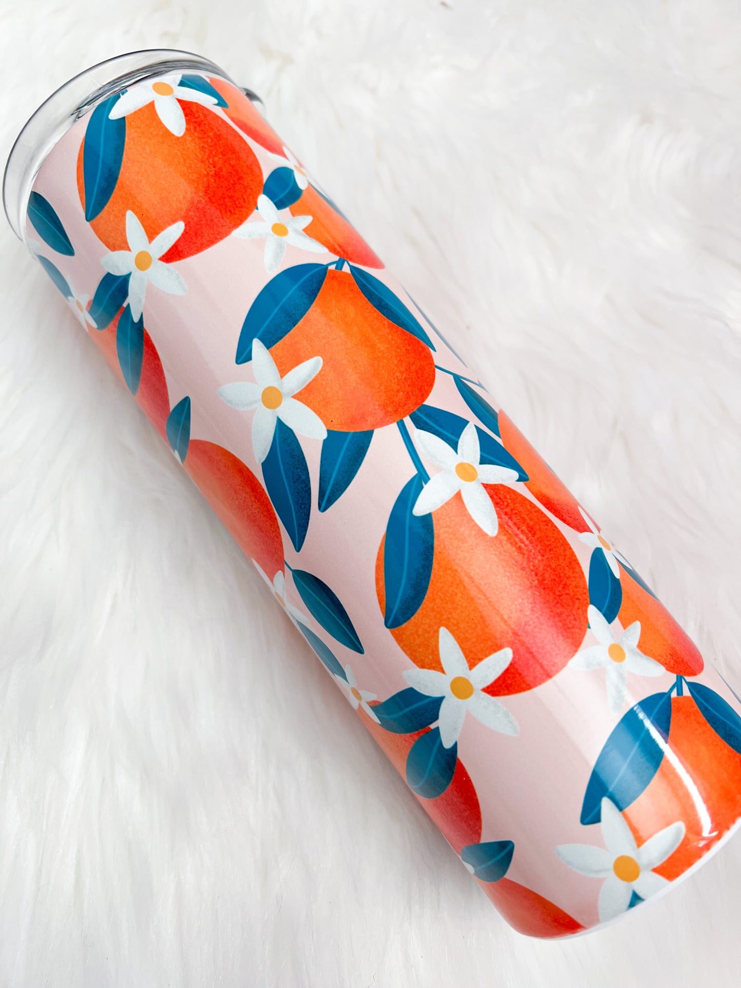 Orange Citrus Sublimation Tumbler