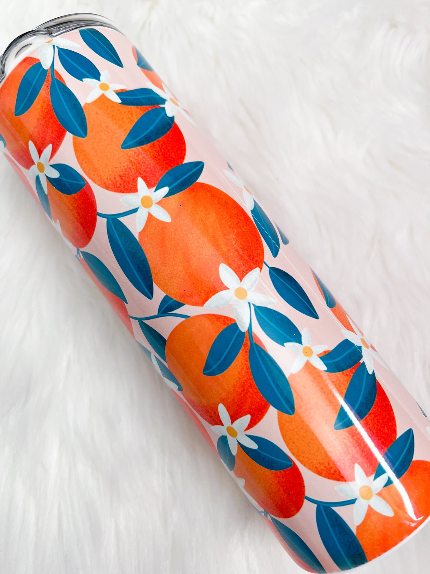 Orange Citrus Sublimation Tumbler