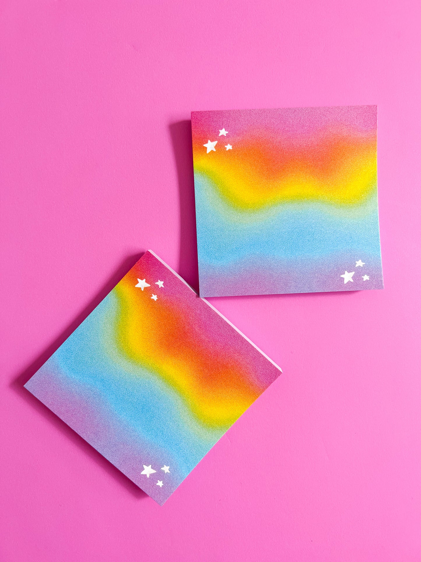 Rainbow Stars Sticky Notes